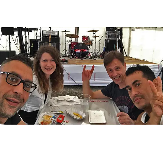 Liveband Meelton spielt Livemusik am Event