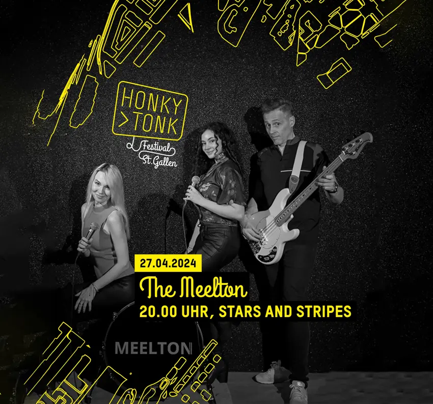 Band The Meelton spielt am Honky Tonk Festival in St. Gallen
